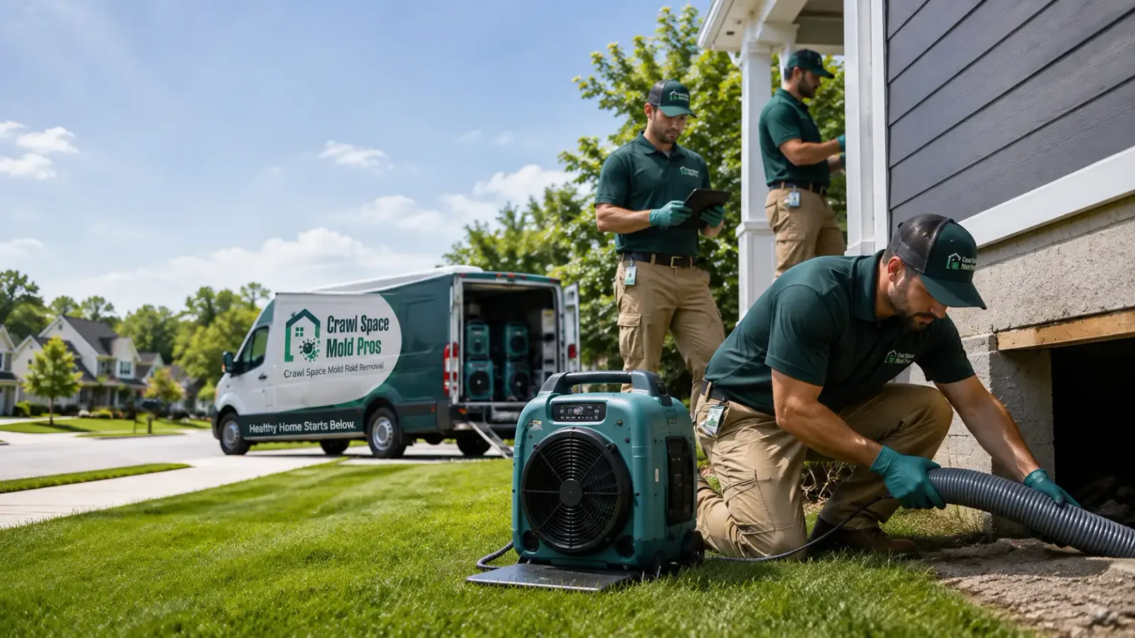 Crawl Space Mold Removal in Medway, OH